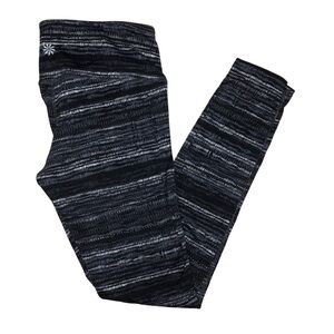 Athleta Retreat Chaturanga Legging Black Gray White Size XS